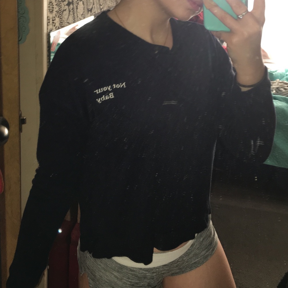 “Not your baby” sweater